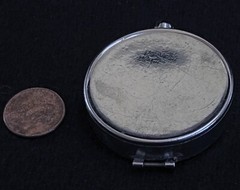 Vintage 1960’s Glass and Metal Japanese Magnetic Hand Compass