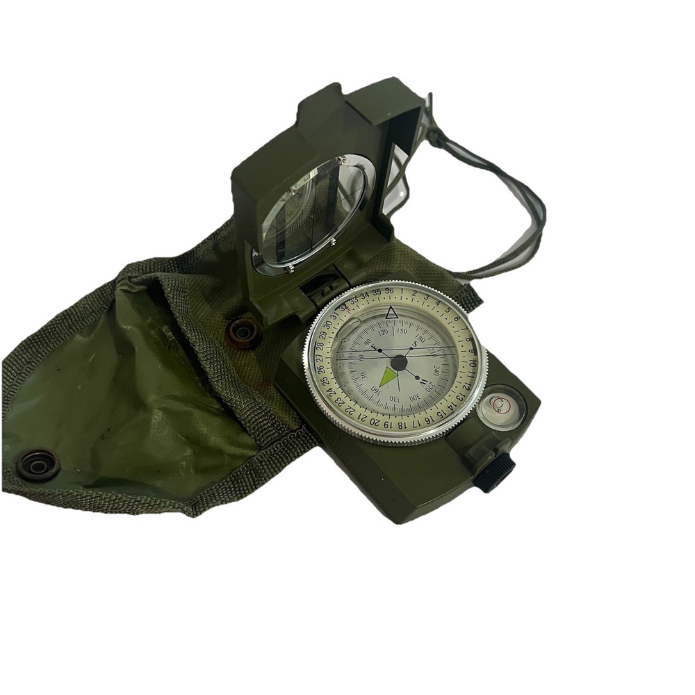 SE Sighting Compass Military Camping Hiking Carry Pouch And Lanyard