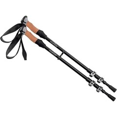 Lightweight Aluminum Trekking Poles Adjustable Cork Handles All Terrain Hiking