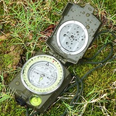 High Accuracy Waterproof Military Lensatic Sighting Army hiking working compass