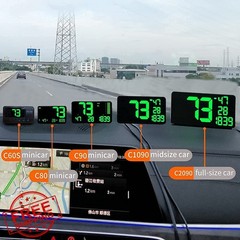 kingneed C80-1 GPS HUD Speedometer Odometer MPH Alarm