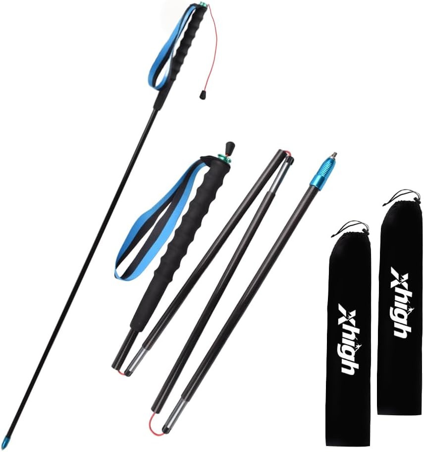Ultralight Carbon Fiber Trekking Poles 2-Pack,Z-Pole Design Trail Running,Foldab