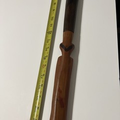 Hand Carved Wooden Hiking Stick Unique Tribal Face Design Good Condition