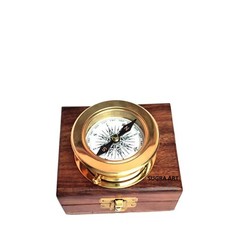 SUGRA ART Personalized Compass with Magnifier, Multifunctional Custom Compass