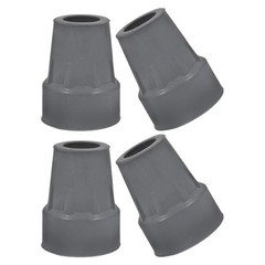 4Pcs Replacement Rubber Crutch Tips Durable Walking Stick Covers Anti Slip 22Mm