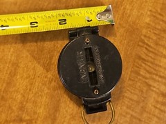 Engineer Lensatic Directional Compass 2″ Made in Taiwan Vintage Neat History