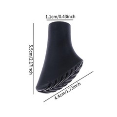 6Pcs Trekking Poles Tips Cane Caps Cover Protectors Climbing Hiking End Tip