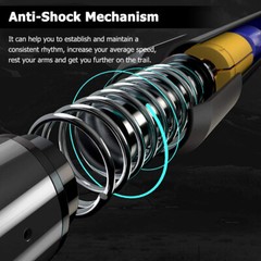 2 Pack Aluminum Quick Lock Trekking Poles 53 in Adjustable Hiking Walking Sticks