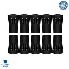 10PCS Universal Rubber Trekking Pole Tips Protectors for Hiking & Ski Poles