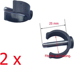 6 Pack Toilet Safety Rails Locking Clips Replacement Toilet Seat Risers Tube Pin