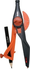 Precision Locking Compass with Retractable Point – Assorted Colors, 6.89″x4.13″
