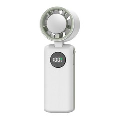 Rechargeable Handheld Turbo Fan 6000Mah USB Adjustable 135 Degree for Travel