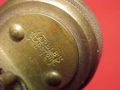VINTAGE MARBLES GLADSTONE,MI ~ POCKET/PIN ON COMPASS ~ ESTATE ITEM