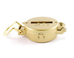 Metal Case Lensatic Compass for Broadband and Satellite, CablesOnline TL-CM03