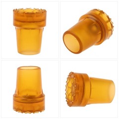 Hiking Pole Cap End Replacement Pole Tip Protector for Adds Grip Shock Absorbing