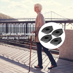 4 Pcs Accessories for Walking Sticks Cane Replacement Tips Hiking Pole