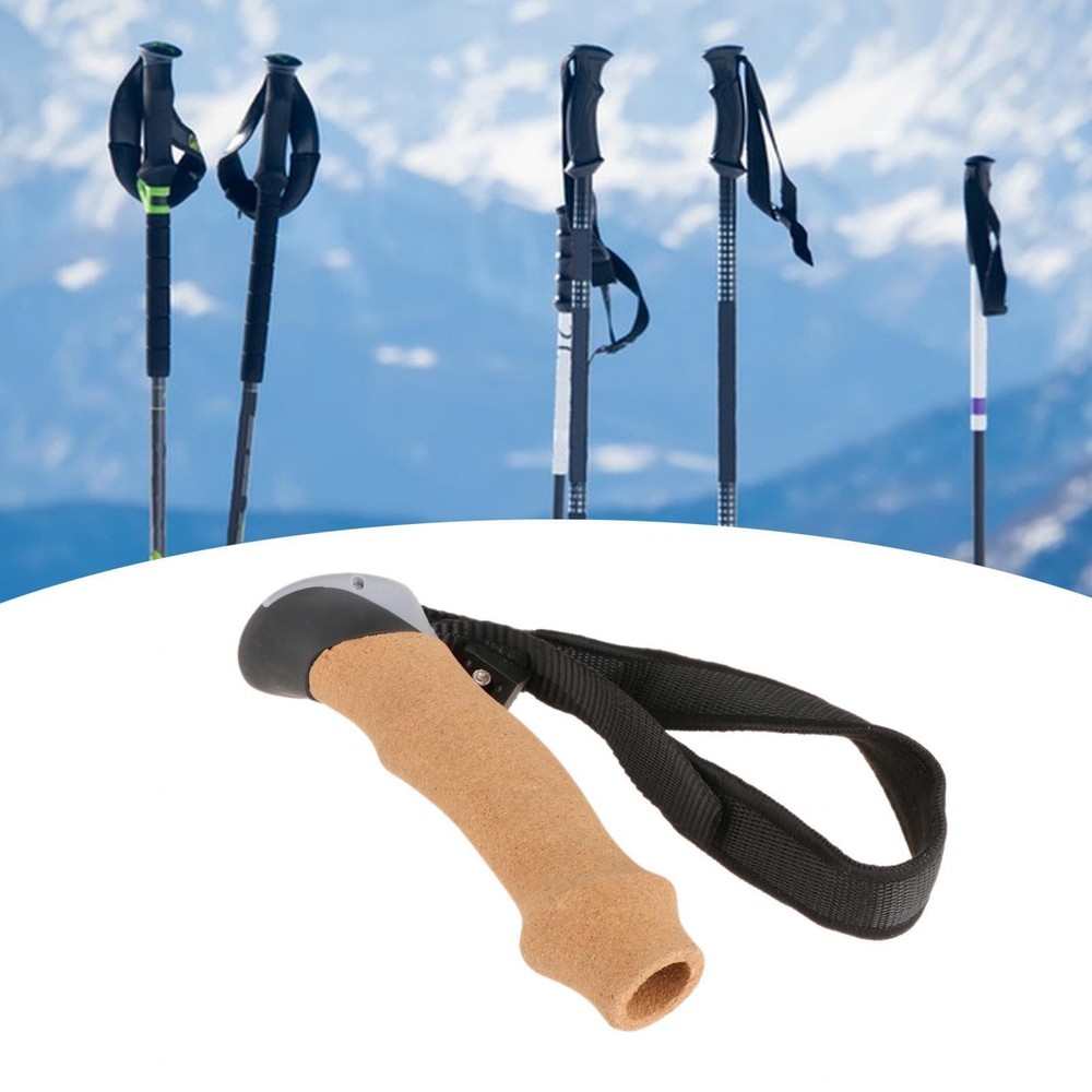 Trekking Pole Handle Grip Replace Alpenstock Anti Shock Portable Walking Cane