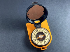 Vintage Soviet AZIMUT Compass USSR 1980s Military Navigation Tool Quality Mark