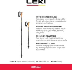 Lhasa AS Aluminum Adjustable Lightweight Walking Poles Trekking & Hiking