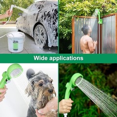 Adjustable Portable Shower for For camping 5 Levels Water Pressure System