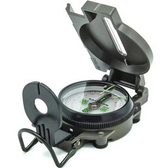 Military Style Sighting Compass Hiking And Camping Navigation