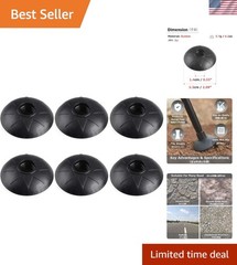 Eco-Friendly Rubber Tips for Trekking Poles – 6 Replacement Tips for All Hikers
