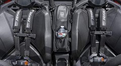 Center Storage Belt Bag w/Water Bottle Pouch | Universal Fitment | Waterproof