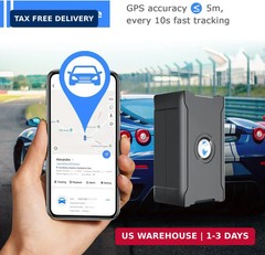 GPS Tracker for Vehicles, 6000Mah Battery Life Up to 90 Days, Waterproof, Magnet