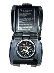 Normark PL 180 Black Pocket Compass Floatable Shock Proof Hiking Jewel Bearing