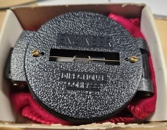 Engineers Lensatic Directional Compass by World Famous No 114 w/ Box