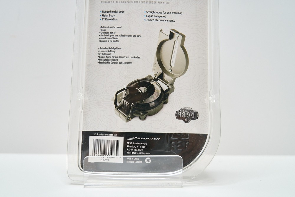 Brunton Lensatic Military Style Sighting Compass