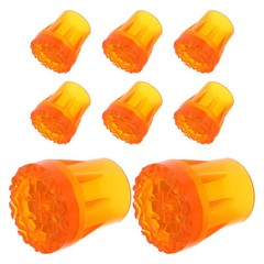 8 Pcs Underarm Crutch Foot Pads Tips Walking Accessories Cane Caps