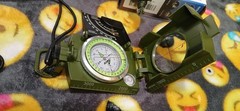 AOFAR Military Compass AF-4074 Lensatic Sighting-Multifunctional Fluorescent US