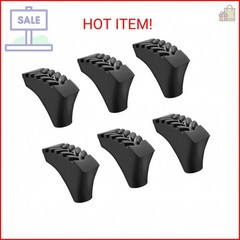 6Pcs Trekking Poles Tips Hiking Accessories – Cane Tips for Walking Sticks Rubbe