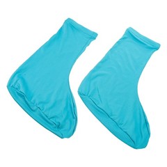 1Pair Blue Lightweight Hiking Boot Covers Elastic Waterproof Sand Protection