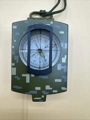 SE Camouflage Military Prismatic Sighting Compass Survivor Series W/Case