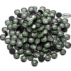 200Pcs Mini Pocket Button Compass for Hiking Camping Boating Watch Band Paracord