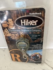 Vintage Radio Shack Hiker Thermometer Stopwatch Compass 63-1126
