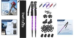 Adjustable Ultralight Trekking Poles with Shock Absorption – Perfect for Hiking