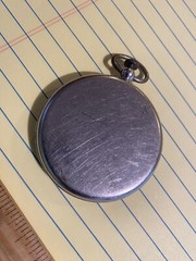 VINTAGE COMPASS – AGE UNKNOWN – CHROME CASE – NICE PIECE – MEASURE 2 INCHES WIDE
