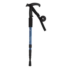 2 Telescopic Walking Sticks Lightweight Adjustable For Hiking Outdoors