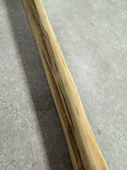 VTG Weathered Driftwood Skinny Tall Walking Stick 68″ Strong Staff OOAK Raw MN