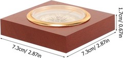 Classic Wooden-Cased Functional Practical Easy-To-Use Vintage Wooden Box Compass