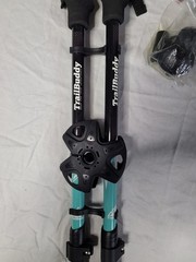 TrailBuddy Hiking Trekking Poles Adjustable Aluminum Cork Grip w/ Accessories