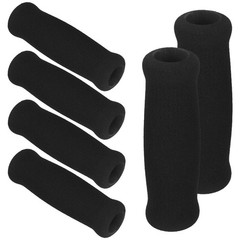 6Pcs Ergonomic Crutch Handle Grips Black Nonslip Thickened Grip for Daily Use