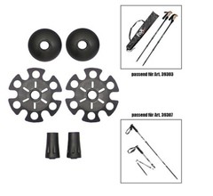Spare parts set for MFH trekking poles rubber buffer plate hiking Nordic walking