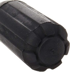 Versatile Rubber Trekking Pole Tip Protectors – Improve Traction on Trails