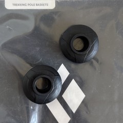 Black Diamond Equipment NEW Trekking Pole Baskets, Smooth & Sleek, Black