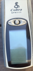 Handheld Cobra GPS 500 Global Positioning System GPS WORKS!