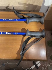 Blue L.L. Bean Retractable Snow Trek Jr Hiking Stick (Pre Owned)